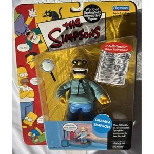The Simpsons Wave 1 Action Figure Grampa Abe Simpson (Z10)